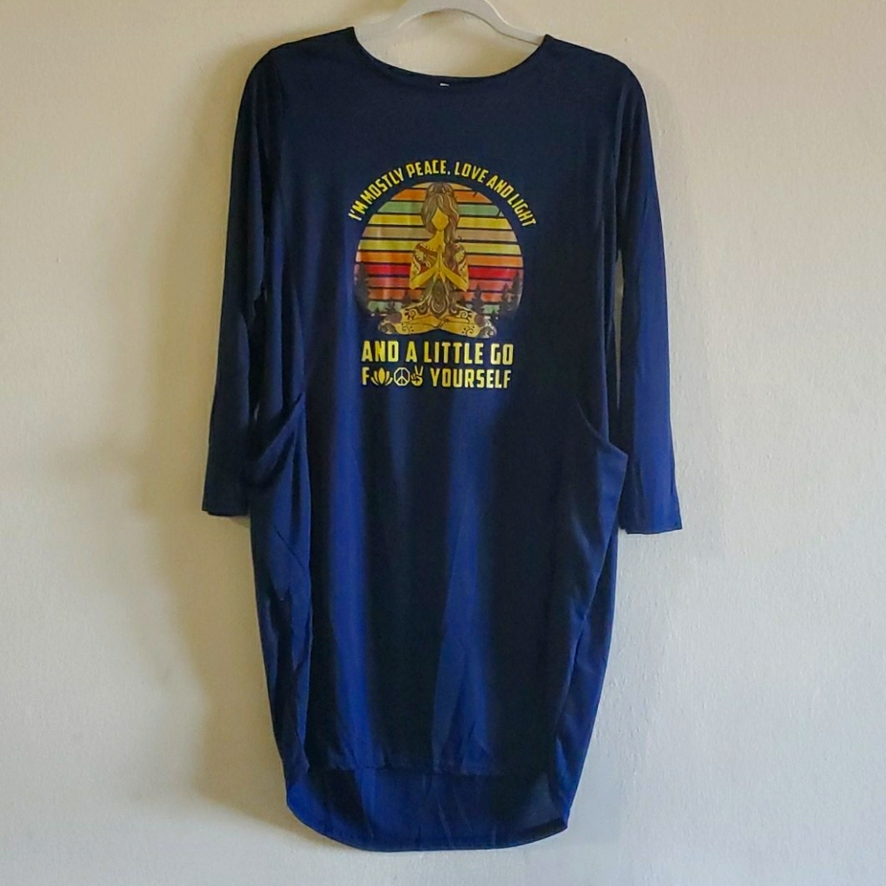 Graphic T-shirt Dress
